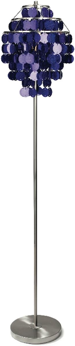 Three Cheers! Purple Paillette Floor Lamp
