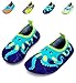 Giotto Kids Swim Water Shoes Quick Dry Non-Slip for Boys & Girls, Blue, 26-27