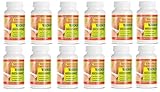 Garcinia Cambogia Extract 1300 Weight Management Contains 60% HCA 12 Bottles