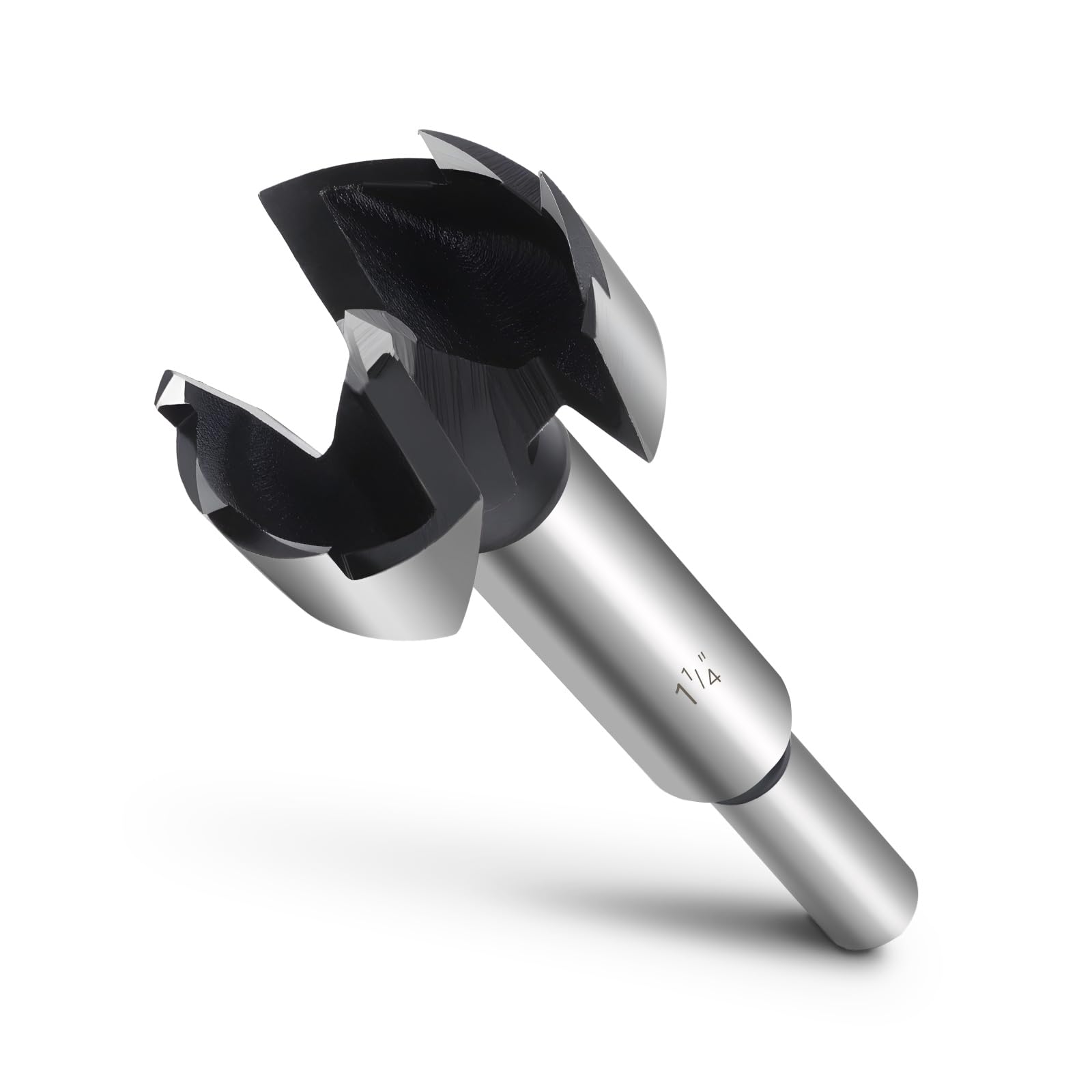 Photo 1 of NIBBLAX 1-1/4" Forstner Bit for Wood, 1-1/4 Inch (Dia.) Wood Drill Bit Forstner Bits for Woodworking, Round Shank