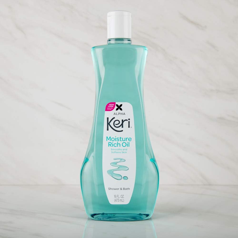 Alpha Keri Shower & Bath Moisture Rich Oil 16 oz: Health & Personal Care