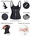 Gotoly Lumbar Back SUPPORTS, Waist Trainer Corset For Weight Loss Vest With Zip & Hook (XXXX-Large, Black(Tummy Tuck))