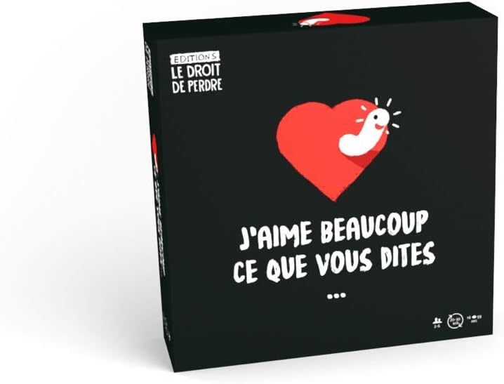 Le Droit de Perdre DRO011JM Ambiance Game "J'aime beaucoup ce ce vous dit" (I Love Lots What You Say) (French Language)