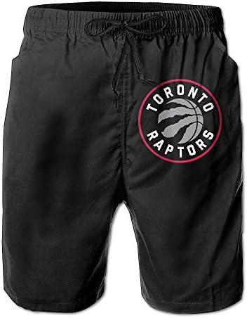 Isaac Herdy Men's Toronto-Raptors-Logo Quick Dry Summer Short Swimming Trunks Short