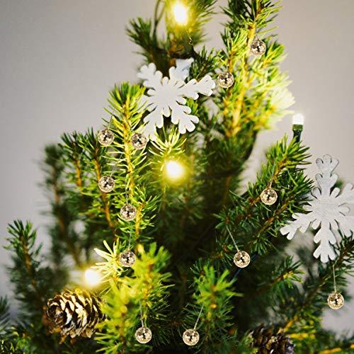 MILISTEN 50 Stks Kerstbal Ornamenten Schuim Onbreekbare Kerstboom Bal Decoraties Vakantie Feest Decoraties Zilver - Afbeelding 4