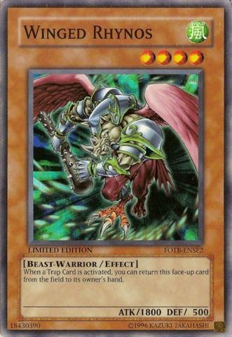 Yu-Gi-Oh! - Winged Rhynos (FOTB-ENSE2) - Force of the Breaker: Special Edition Promos - Promo Edition - Super Rare