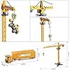 OR OR TU Construction Truck Car Toy Set for Boys with Sounds Lights Effects Kids Engineering Vehicle Playset Crane…