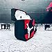 Mulafnxal Compatible with Airpods 1&2 Case,Cute 3D Luxury Funny Cartoon Character Silicone Airpod Cover,Fun Cool Design Skin,Fashion Chic Stylish Cases for Kids Teens Boys Men Air pods(Red Flying Man)