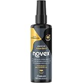 NOVEX Blindagem Gloss Color Leave In 4 oz - Heat Protectant for Color Treated Hair | Anti Frizz Leave-In with Color Protection &amp; Mirror Shine - Extends Color Vibrancy with Keratin &amp; Amino Acid