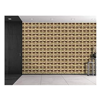 Large Wall Mural - Seamless Masquerade Mask Pattern | Self-Adhesive Vinyl Wallpaper/Removable Modern Decorating Wall Art - 100