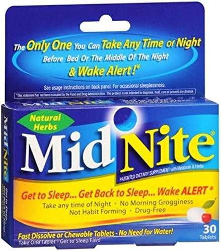 MidNite Sleep Aid, Tablets 30 ea (Pack of 5)