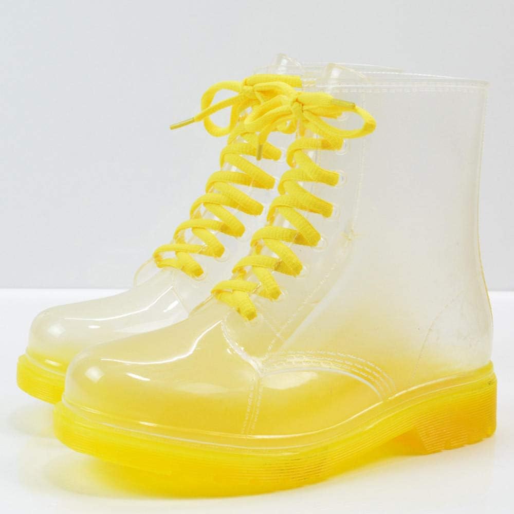 transparent rubber boots