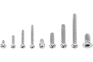 INJORA Grade 12.9 Alloy Steel M1.0 M1.4 M2.0 Screws Set for 1/30 Axial SCX30 Upgrade