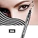 ZJchao Double-Ended Eyeliner Heart/Flower/Moon/Satr Shape Stamp Pen, 4 Styles/Set Waterproof Long Lasting Eye Decoration Cosmetic Black Eyeliner Pencil