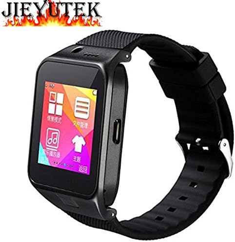 Wintimes GV09 Bluetooth Smart Watch 1.3 M 1.5 inch HD Touch Screen with Anti-lost SMS Sync Pedometer Sleep Monitoring Stopwatch Photograph Function Support SIM/TF Card for iOS,MIUI Android Phone Samsung Sony LG Huawei MI MEIZU BlackBerry HTC-Black
