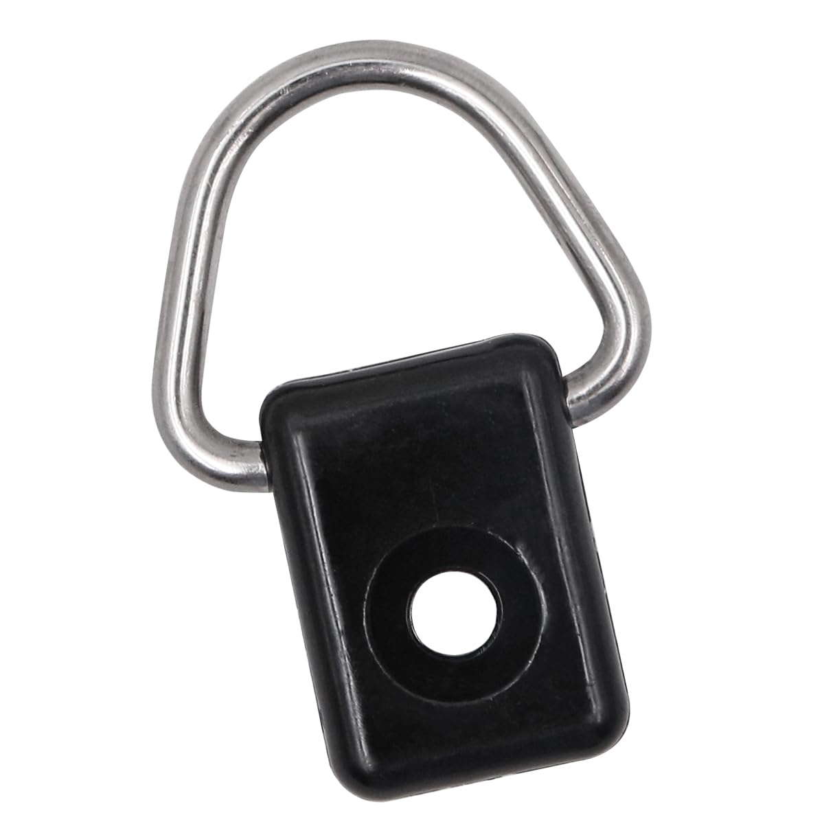 Tiardey 10 Pcs Kayak D Ring Black Canoe D Buckle Tie Down Loop With M6 Screws for Fishing Rigging Sailing Camping Accessories