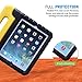 HDE Case for iPad 2 3 4 - Kids Shock Proof Heavy Duty Impact Resistant Protective Cover Handle Stand for Apple iPad 2nd 3rd 4th Generation Tablet (Black & Yellow)