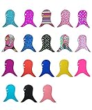 SHP-ZONE Facekini Face Kini Swimming Cap Uv Protection Face Mask Guard Head Cap Protect Some Bug Biting Jellyfish for Head or Bike Cap Block Dust