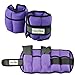 MaxxMMA 5 lbs Adjustable Neoprene Ankle Weights Pair, 2.5 lbs each (Purple)