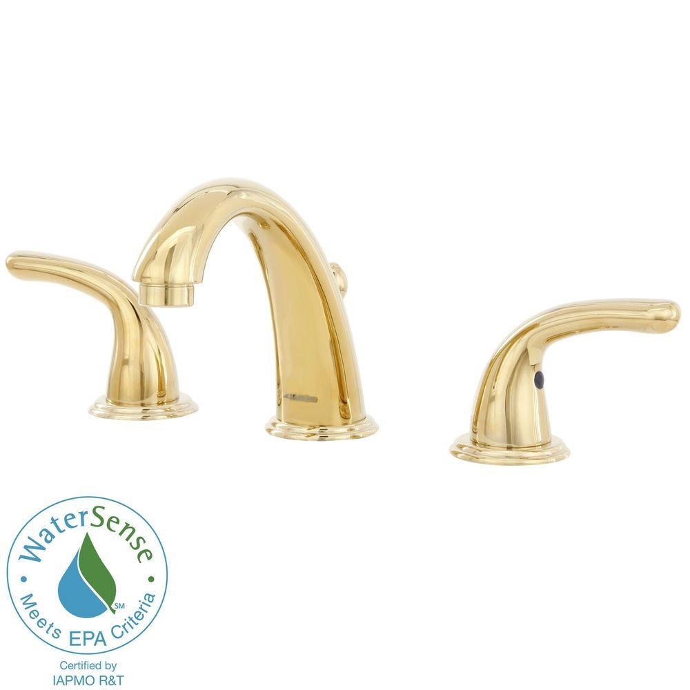 Glacier Bay FW0B4600PBV 8 In 2 Handle Mid Arc Bathroom Faucet In Glacier Bay FW0B4600PBV 8 In 2 Handle Mid Arc Bathroom Faucet In