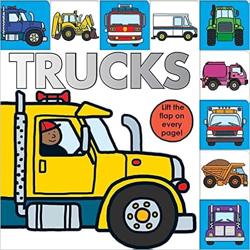 Explore Trucks with Lift-the-Flap Tab Book