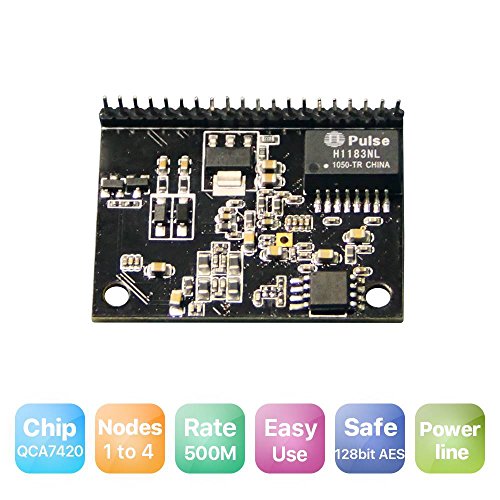 RAKWireless LX200V30 QCA7420 Chips Network Adapter HomePlug AV Standards 500Mbps Broadband Twisted Pair/Ethernet Power line Module