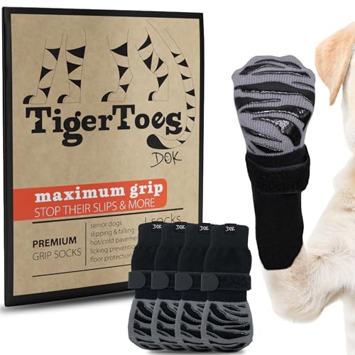 DOK TigerToes Premium Dog Socks