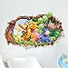 Home Decor Stick Giant Wall Decal 3D View Art Wallpaper Mural Winnie the Pooh