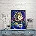 Rando DIY 5D Diamond Painting by Number Kits for Kids & Adults Beginner, Crystal Rhinestone Embroidery Paintings Pictures Cross Stitch Arts Craft Canvas Wall Decor, Full Drill, 11.8