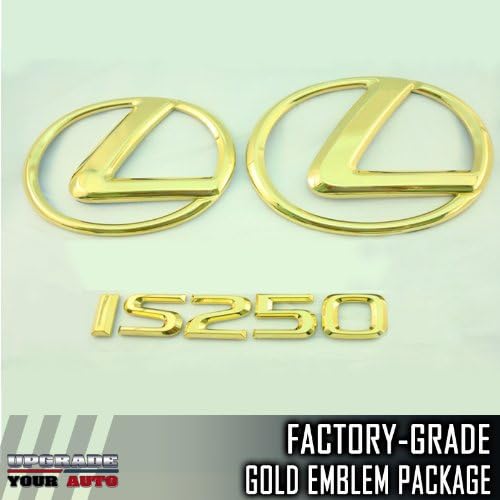 2011-2012 Lexus IS250 gold package emblem kit