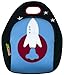 Dabbawalla Kid's Lunch Bag, Insulated &Machine Washable, 11x6x12 Inch (Pack of 1), Rocket