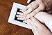 Pearhead Newborn Baby Handprint or Footprint Clean-Touch Ink Pad, 2 Uses, No Mess and Baby Safe, Black Ink