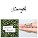 Tattify Strength Temporary Tattoo - Lift Me Not (Set of 2) - Other Styles Available - Fashionable Temporary Tattoos