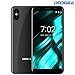 Unlocked Cell Phones, DOOGEE X55 Smartphone Unlocked, 3G Android 7.0-5.5 Inch HD 18:9 Display - MT6580 Quad Core - 1GB RAM + 16GB ROM - Dual 8MP Rear Cameras - Side Fingerprint Phone - Black