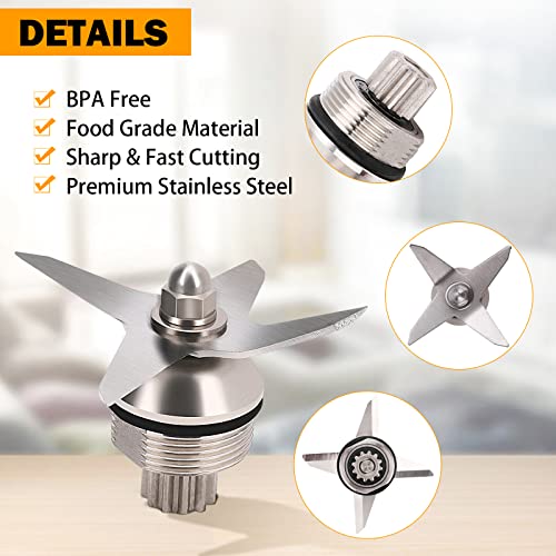 Blender Wet Blade Assembly with Wrench & Drive Socket Removal Tool Kit