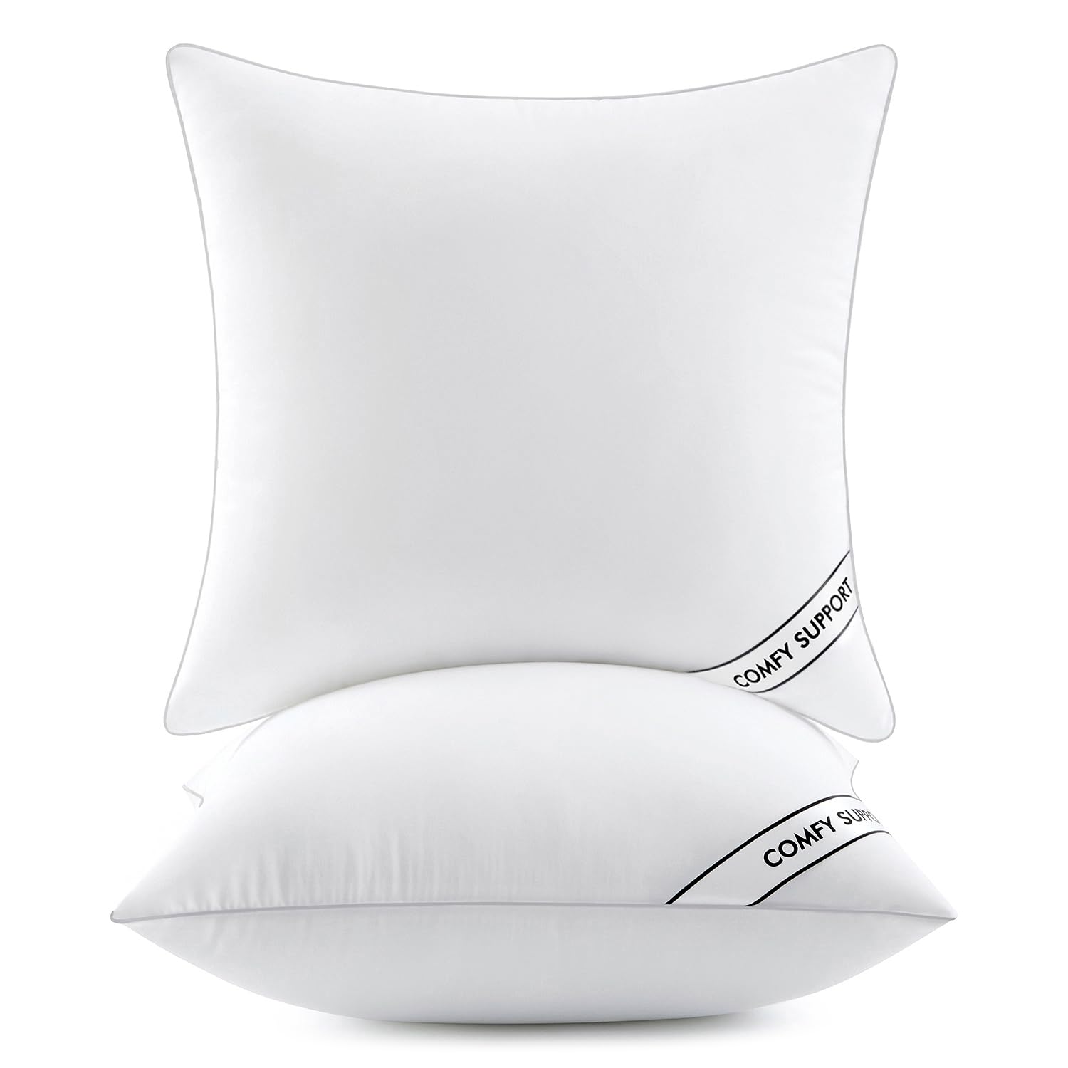 Photo 1 of **MISSING ONE**
MIULEE 26x26 Inch Euro Pillows Inserts, Pack of 2 Down Alternative Virgin Filling Comfy Support Throw Pillows for Sofa Couch Bed