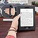 WALNEW Case for Kindle Paperwhite 10th Gen, 2018 - PU Leather Stand Case Smart Cover with Hand Strap Only Fits All-New Kindle Paperwhite 10th Generation 2018 Released (Model No. PQ94WIF), Black