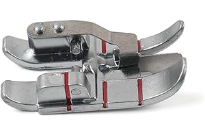 Lirun #820925096 Stitch in Ditch Presser Foot 1/4inch Quilting for Pfaff Hobby 1016 1020 1022 1032 1030 Steel Silver