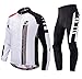 sponeed Cycling Clothes for Men Long Sleeve Mountain Bike Road Bicycle Shirt Jeresys Pants Padded Bike Jakcet Outfit
