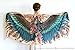 Exotic Wings Bird feathers Hand Painted and Digitally Printed Pure Cotton Shawl Scarf
