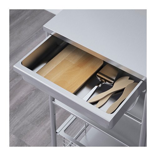 Grundtal Kitchen Cart Stainless Steel Buy Online In Qatar
