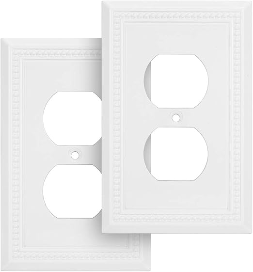 Sunken Pearls Decorative Wall Plate Switch Plate Outlet Cover