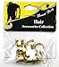 Crispy Dread Lock Dreadlocks Braiding Beads Metal CuffsTube 8mm 10pcs (1 PACK, GOLD CR1)