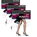 Hanes Womens Set of 3 Silk Reflections Control Top Sheer Toe Pantyhose CD, Barely Black