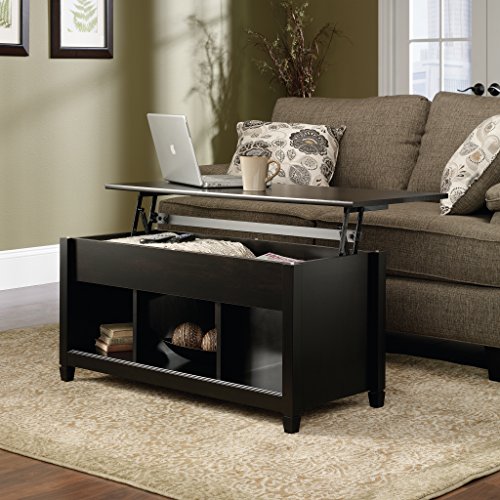 Sauder Edge Water Lift Top Coffee Table, Estate Black finish Pricepulse