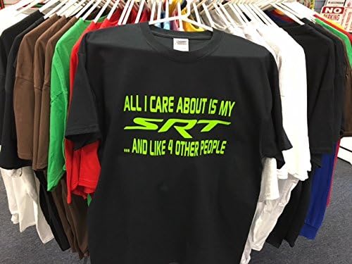 Dodge SRT Black Cotton Tee Shirts (XL)