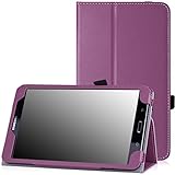 MoKo Samsung Galaxy Tab 4 8.0 Case - Slim Folding Cover Case for Samsung Galaxy Tab 4 8.0 Inch Tablet, PURPLE (With Smart Cover Auto Wake / Sleep. WILL NOT Fit Samsung Galaxy Tab 3 8.0)