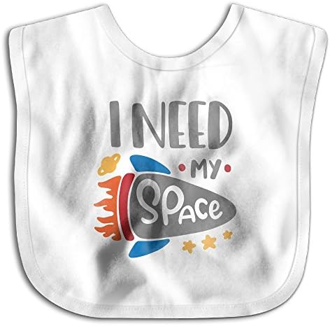Space I Need Funny Cotton Saliva Towel Infant Bibs Kids Girl Boy Baby Lunch Bib