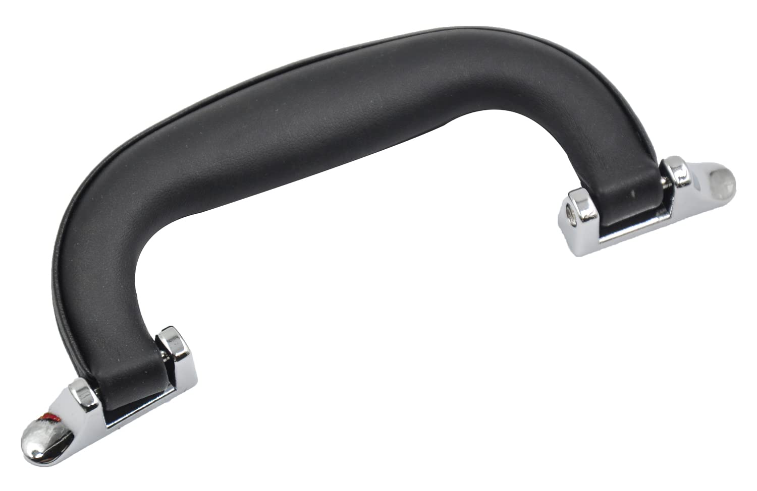 CynKen 1 Pieces Leather Handle for Guitar Musical Box Handbags Gift Boxes Wine Boxes Luggage Toolbox Trolley Instrument Case Black Silver