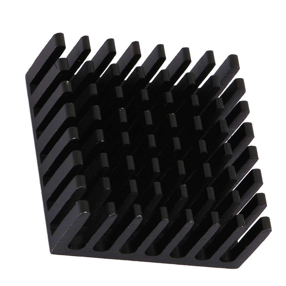 Alvinlite 10Pcs Heatsink 25x25 x10mm |0.9x0.9x0.4